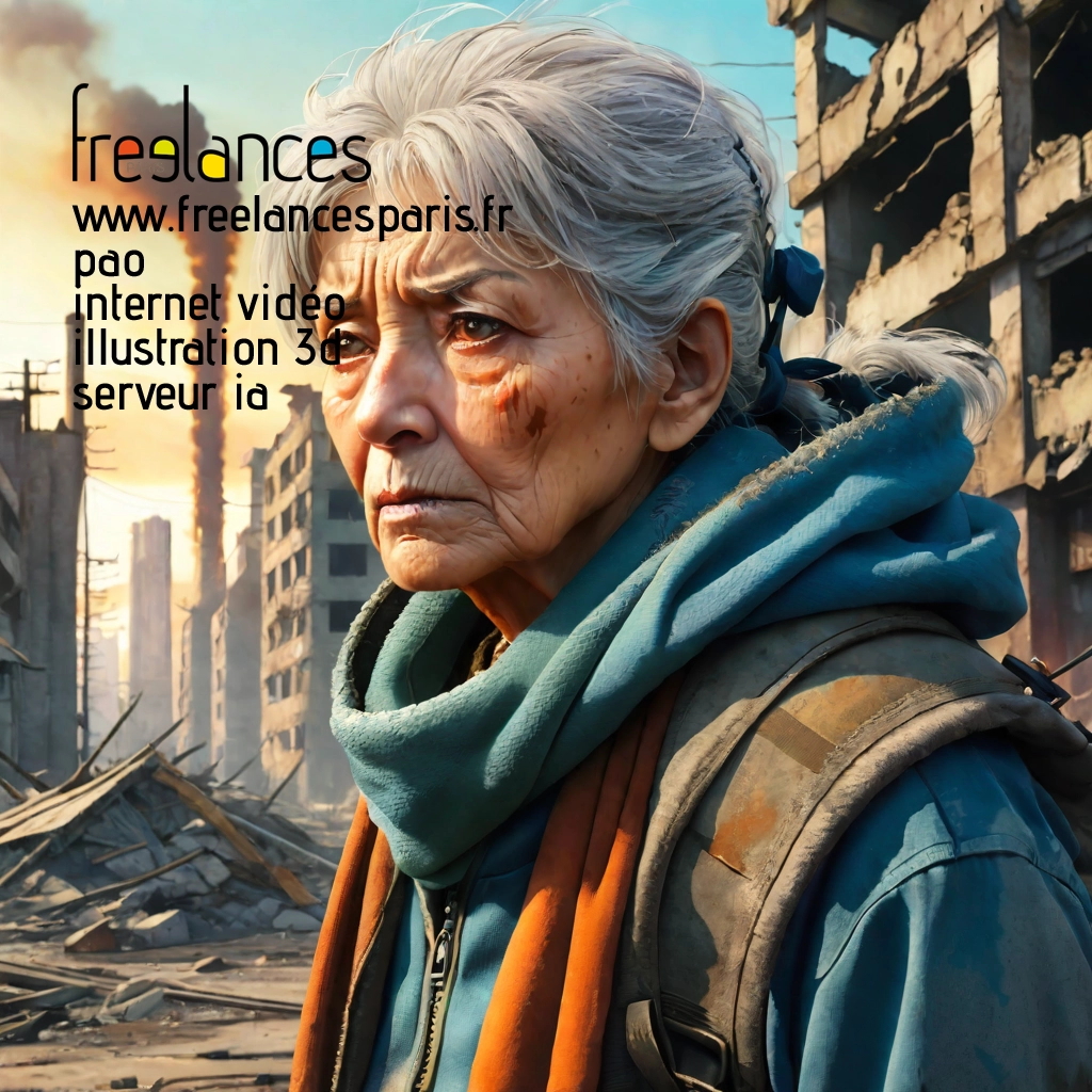 Pao mise en page internet vidéo illustration 3d serveur IA générative AI freelance paris studio de création magazines PSSNO9D0